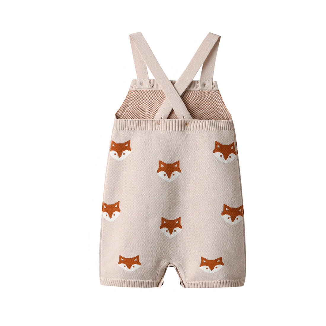 Fox Knitted Strap Baby Rompers Jumpsuit