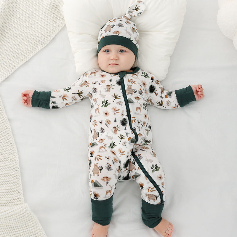 Baby Spring Bamboo Fiber Clothes