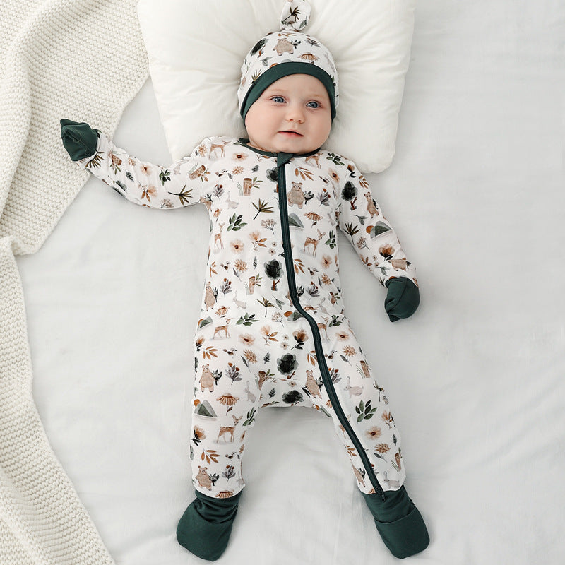 Baby Spring Bamboo Fiber Clothes