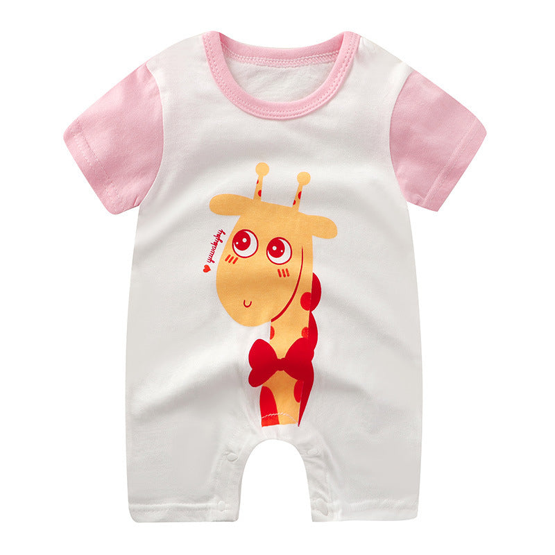 Baby Jumpsuit Cotton Short Sleeve Newborn Rompers