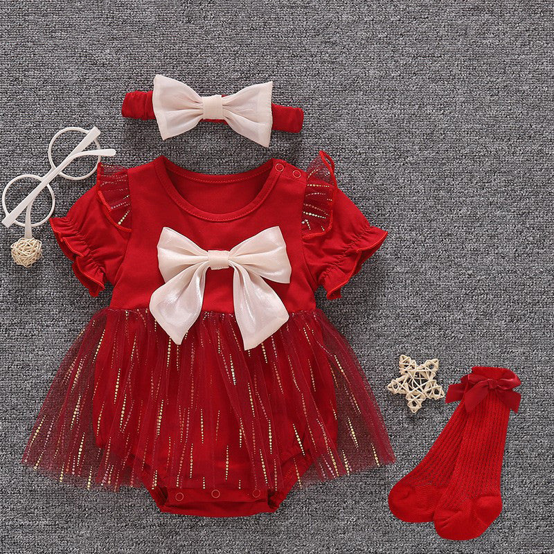 Princess Dress Romper Summer Baby Clothes